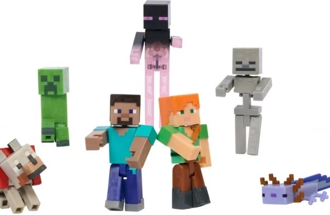 Sada figurek Minecraft Kreativci