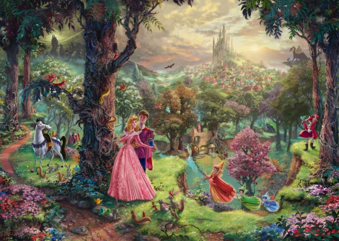 Puzzle Šípková Růženka 1000 dílků