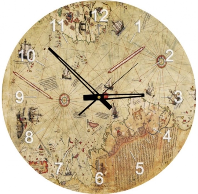 ART PUZZLE Puzzle hodiny Mapa kapitána Reise 570 dílků