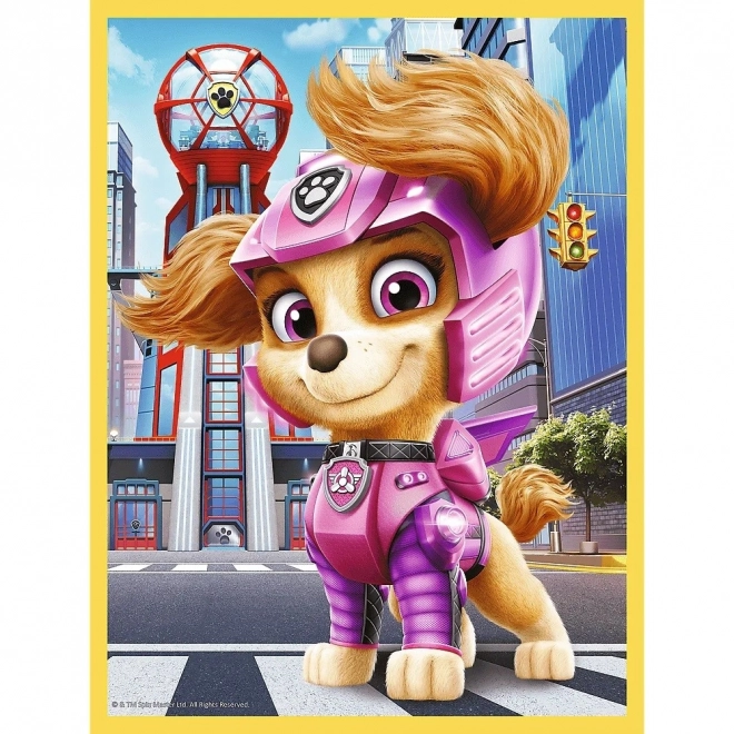 TREFL Oboustranné puzzle Tlapková patrola: Sky a Rubble BABY MAXI 2x10 dílků
