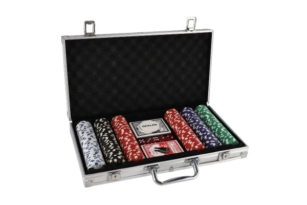 Pokerová sada v hliníkovém kufříku 300ks