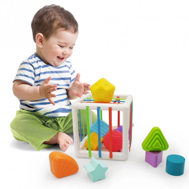Flexibilní senzorické kostky Anti-Stress Sorter Eraser Blocks pro děti