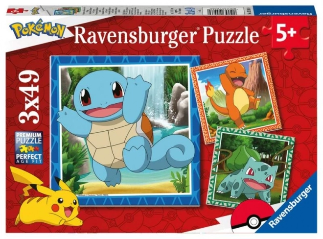 Ravensburger puzzle Pokémon 3x49 dílků