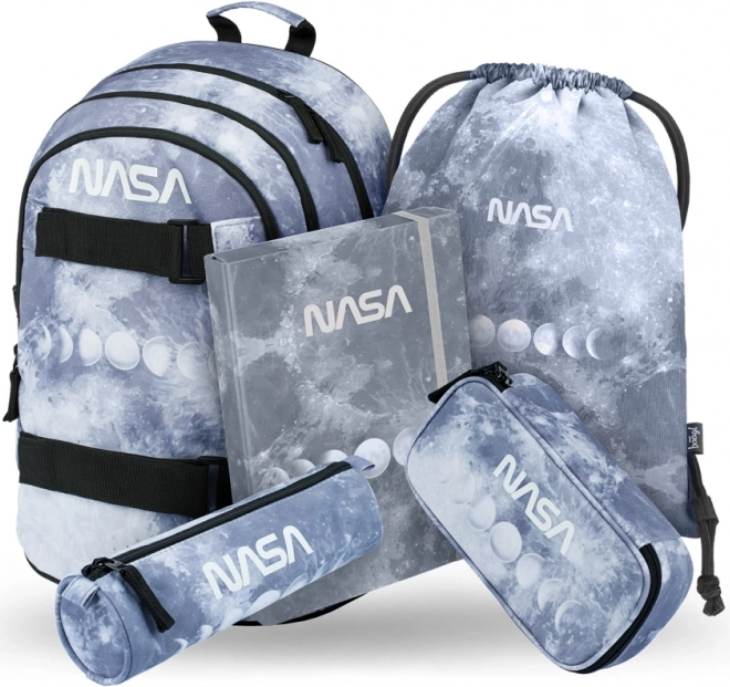 Školní set BAAGL Skate NASA šedý