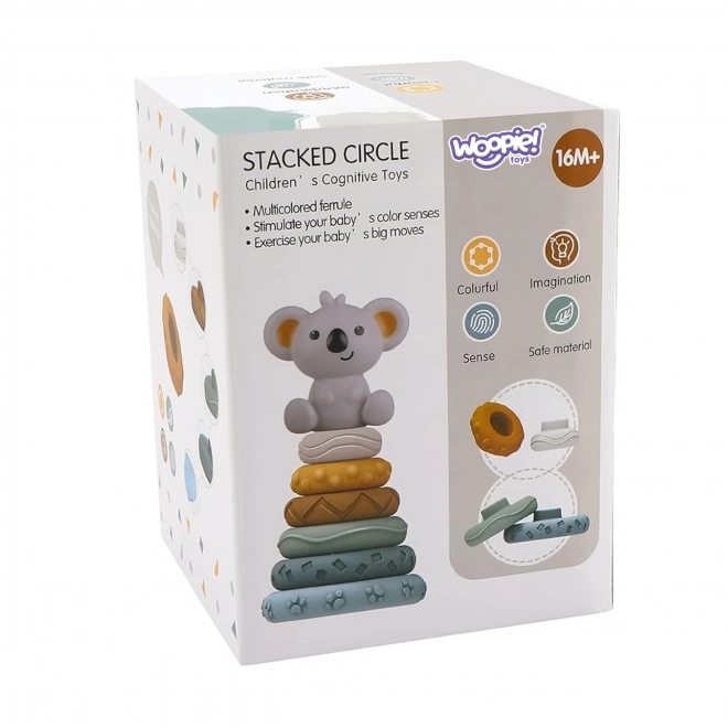 Edukační pyramida Koala 2v1 kousátko