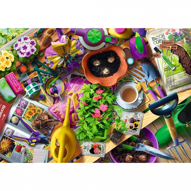 Puzzle Zahradní úklid 1000 dílků