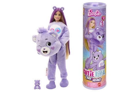 Barbie Cutie Reveal Starostliví medvídci v fialové barvě