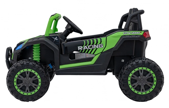 Dětské elektrické auto Buggy UTV 2000M Racing Zelené