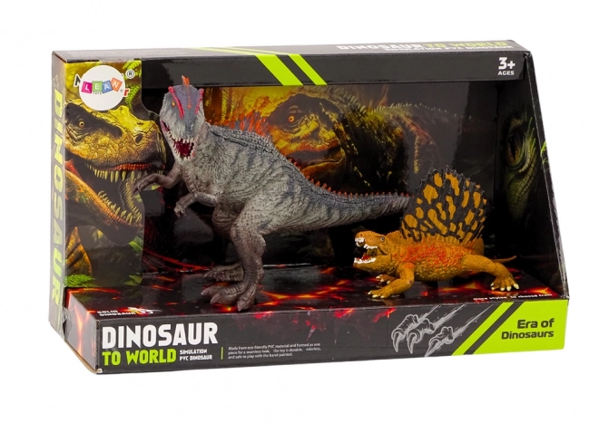 Figurky dinosaurů Dimetrodon Allosaurus Set 2El