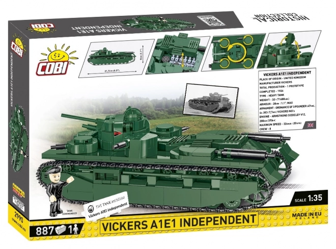 Konstrukční sada tanku Vickers A1E1 Independent