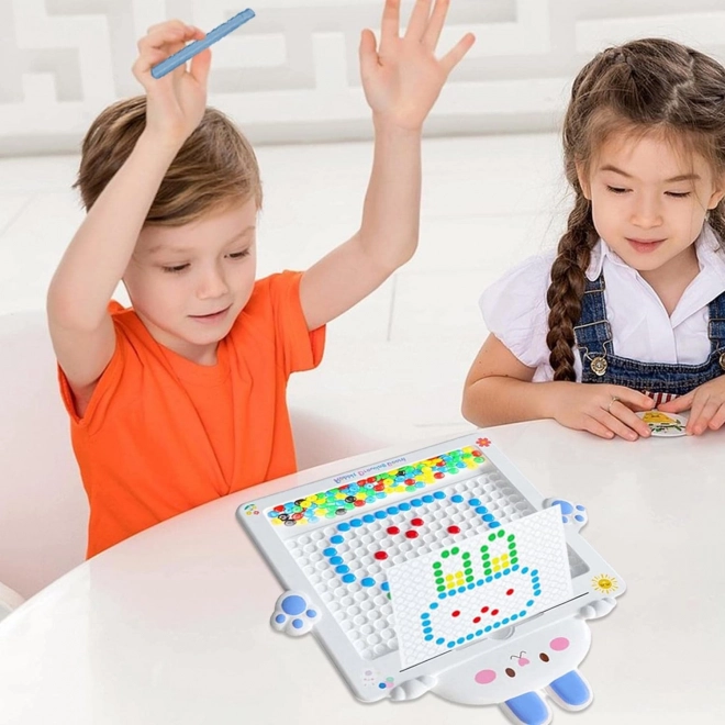 Magnetická tabule pro děti Montessori MagPad Králík