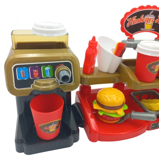 Fast Food XXL s pokladnou a dávkovačem od WOOPIE