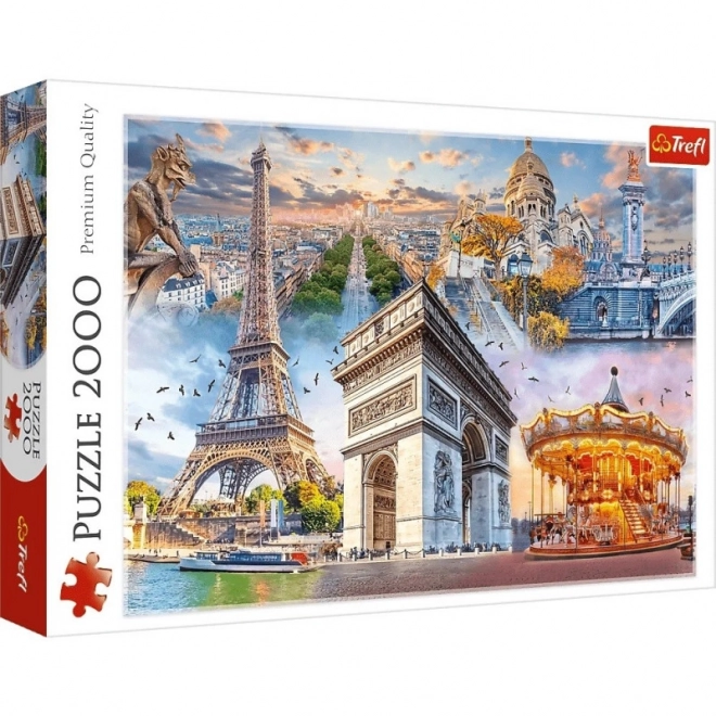 Puzzle 2000 dílků - Víkend v Paříži