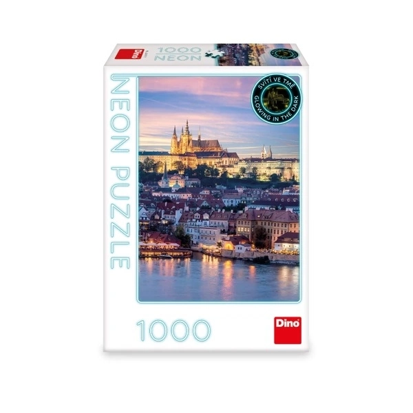 DINO Svítící puzzle Hradčany, Praha 1000 dílků