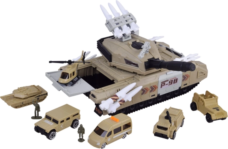 Bohatá sada vozidel a vojáčků