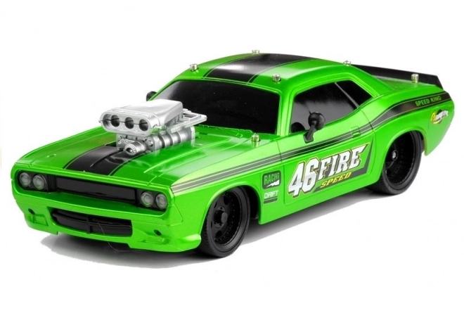 Zelené zdalńe ovládané auto 1:16 R/C