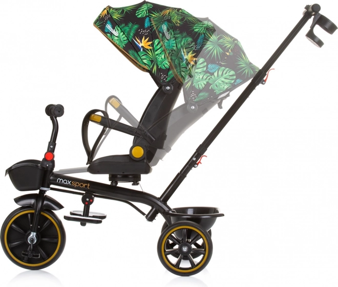 CHIPOLINO Tříkolka se stříškou Max Sport 2v1 – Jungle