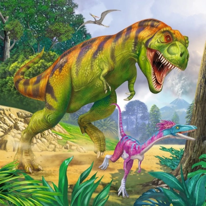 Dinosauři a čas 3x49 dílků