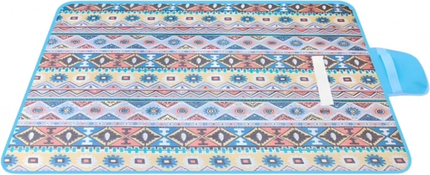 Pikniková plážová deka skládací vzory LEAN 200 x 200 cm