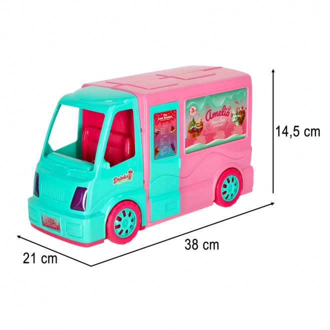 Kamper pro panenky s food truckem