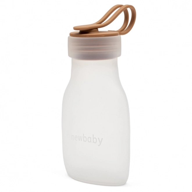 Silikonová lahvička na mléko New Baby 15 cm