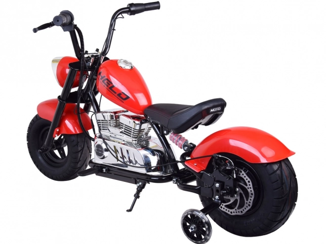 Elektrycký chopper motocykl pro děti – Červená