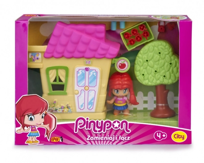 Pinypon City Figurka Žlutý dům Set