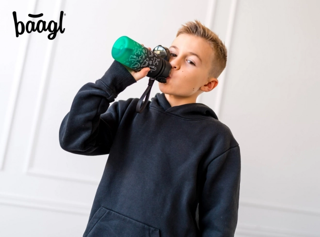 BAAGL Tritanová láhev na pití Gradient Dino 350 ml