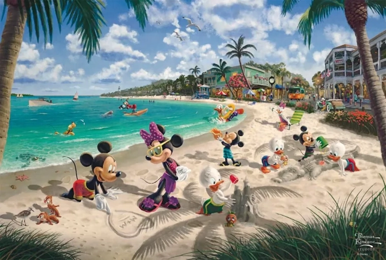 Puzzle Mickey a Minnie: Na Floridě 200 dílků