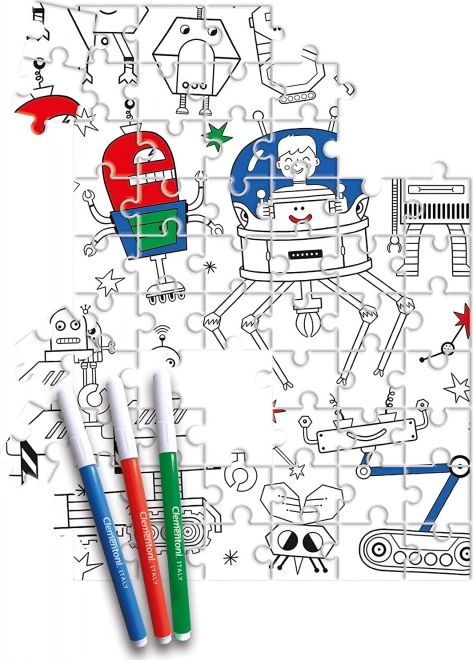 Puzzle 60 prvků - Robot