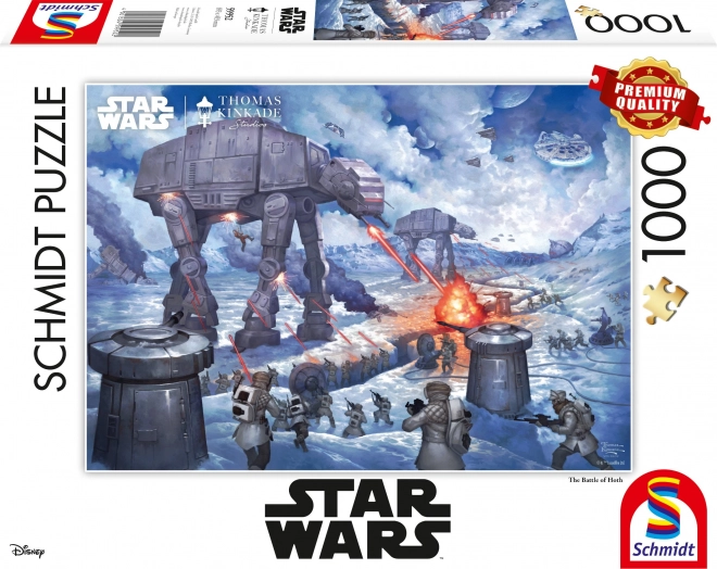 SCHMIDT Puzzle Star Wars: Bitva o planetu Hoth 1000 dílků