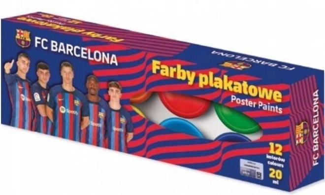 Temperové barvy ASTRA FC BARCELONA 12×20 ml