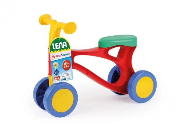 Dětské odrážedlo LENA plastové červené