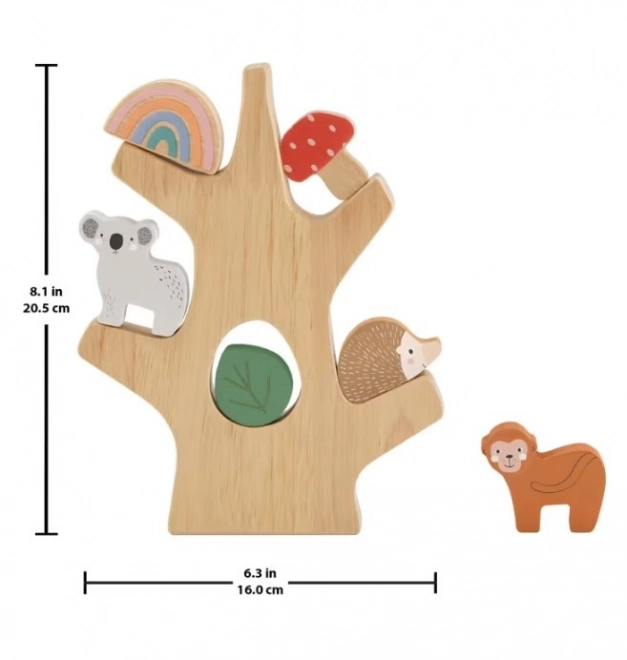 Dřevěná stavebnice strom Fisher-Price