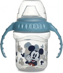 Netekoucí hrneček s pítkem a držátky MICKEY 250 ml