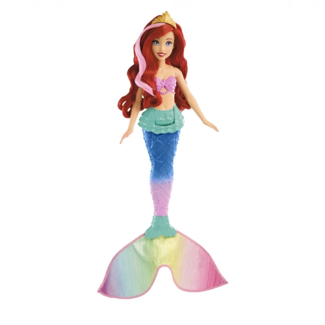 MATTEL Disney Princess panenka Ariel malá mořslá víla plave, mění barvu