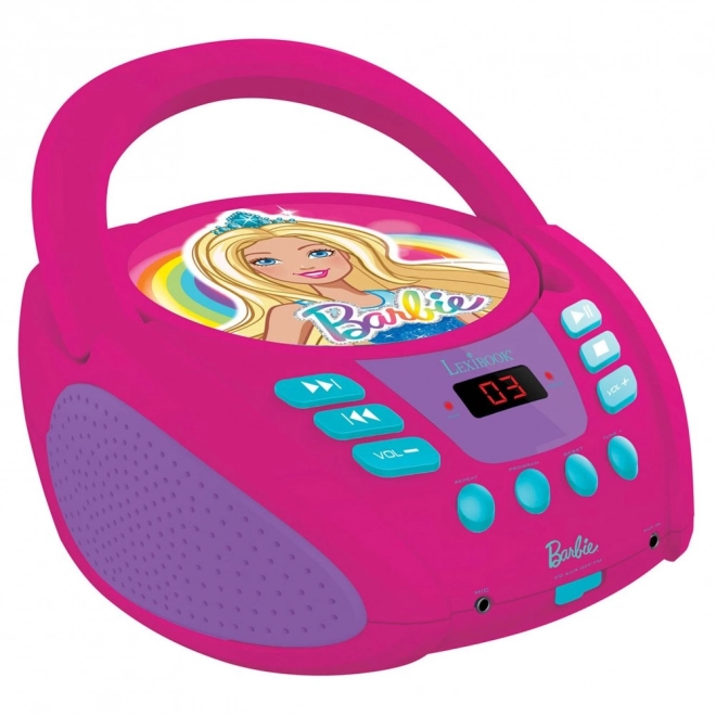 Přenosný CD přehrávač Barbie