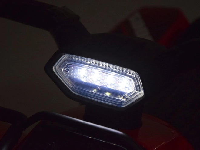 Dětská jízda na akumulátorovém čtyřkolce se světly – Zelená