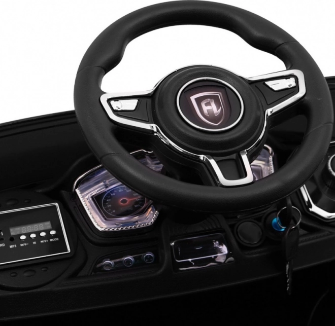 Elektrické autíčko sportovní Rapid Racer – Černé