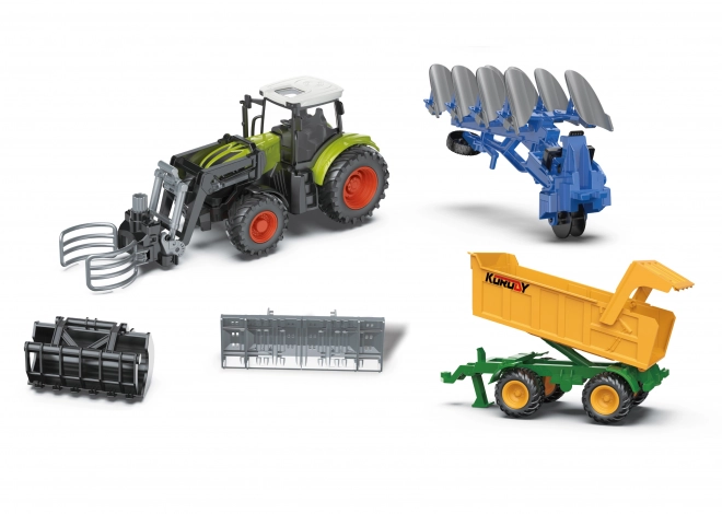 Traktor Nakladač s Efekty a Příslušenstvím 29 cm