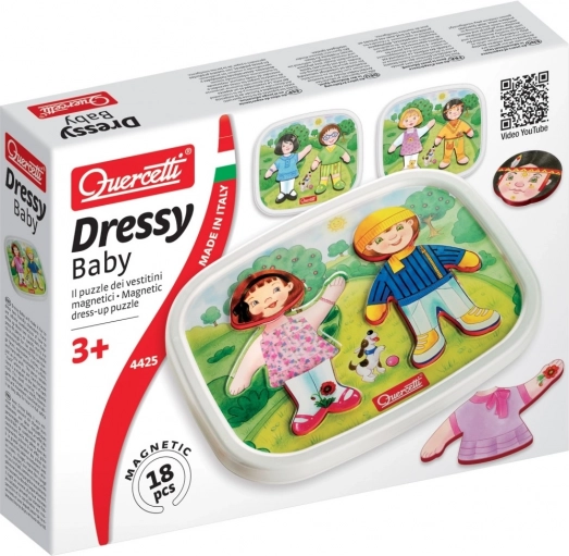 Magnetická oblékací skládačka QUERCETTI Dressy Baby