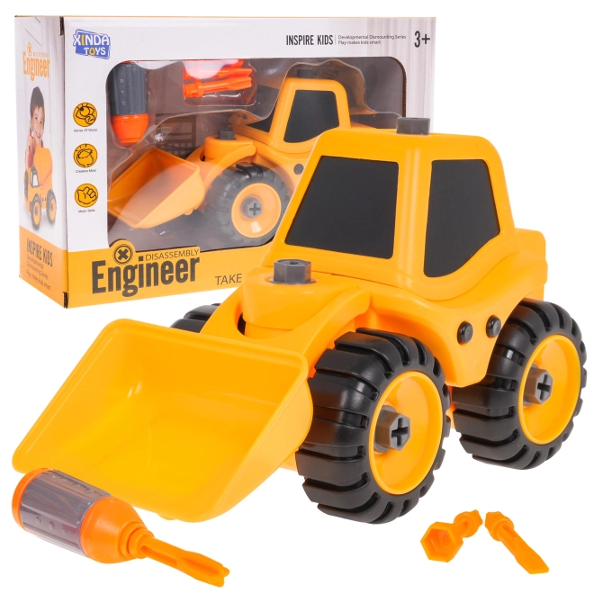 Šroubovací stavební vozidlo – Buldozer
