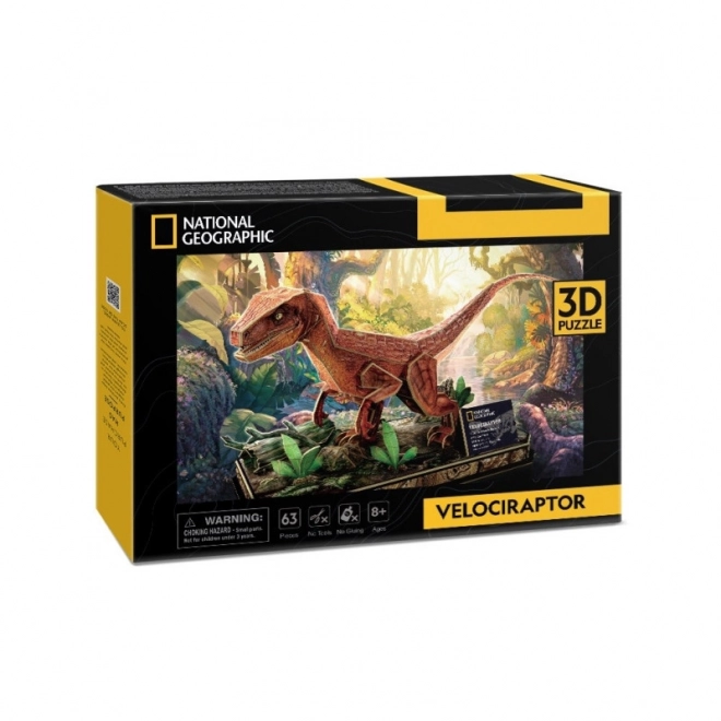 National Geographic 3D puzzle - Velociraptor