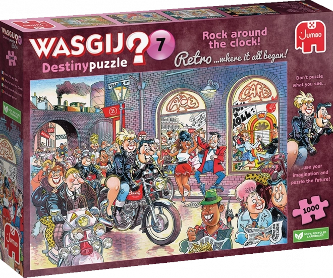 Puzzle WASGIJ Destiny 7: Rock around the Clock! 1000 dílků