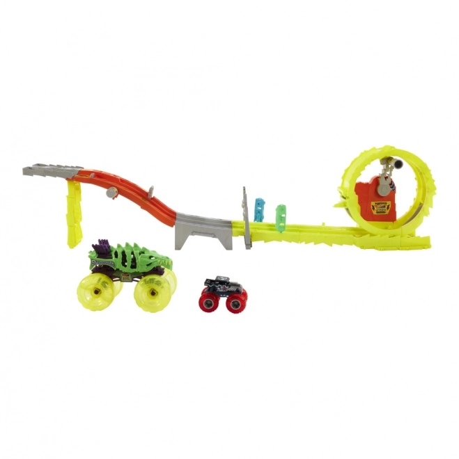 Hot Wheels Monster trucks power smashers dráha masivní destrukce