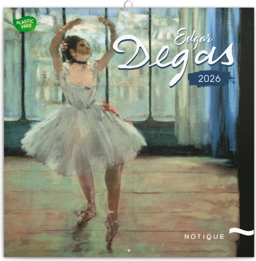 Poznámkový kalendář Edgar Degas 2026
