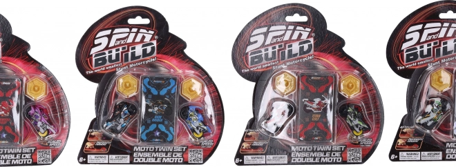Spin and Build dvě motorky pro vystřelovací dráhy