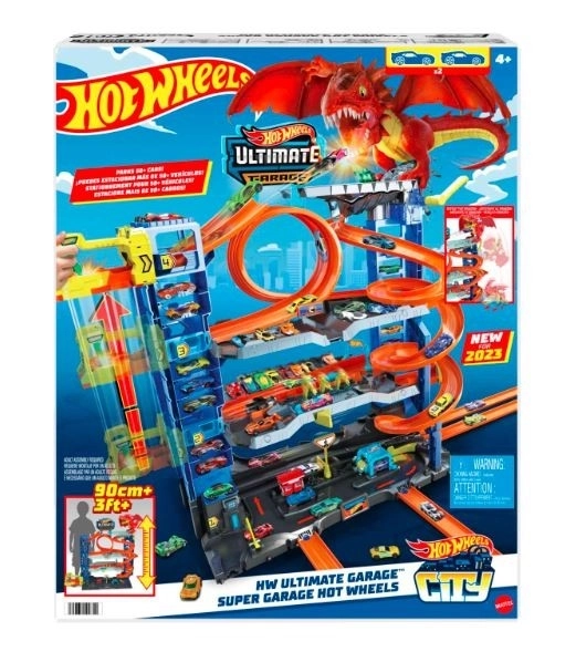 Mega Garáž s Drakem Útok od Hot Wheels City