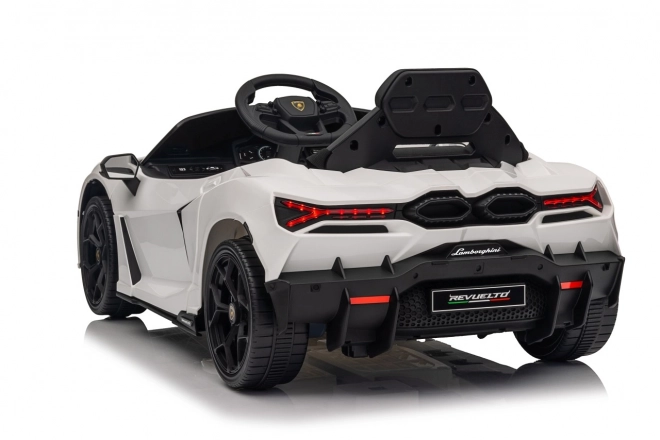Dětský elektrický vůz Lamborghini Revuelto bílý