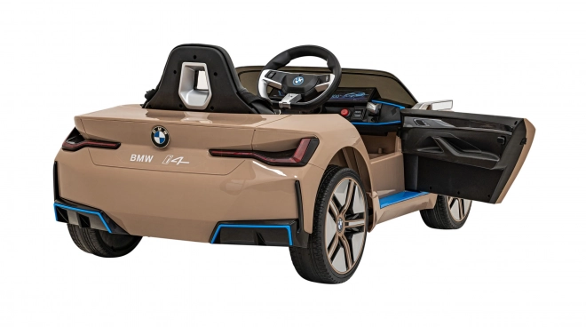 Dětské auto na baterii BMW i4 – Zlaté